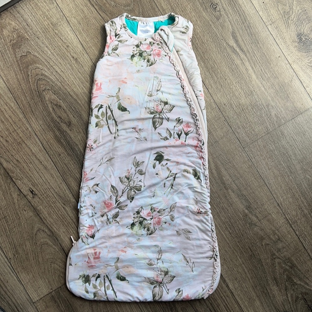 Posh Peanut Wearable Blanket-Vintage Rose size 0-6 month